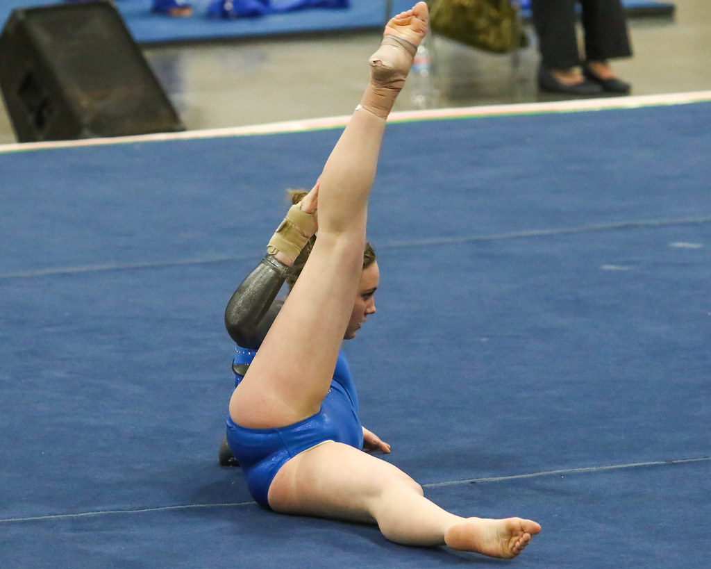 Gymnast Breaks Her Gymnastic Leotard