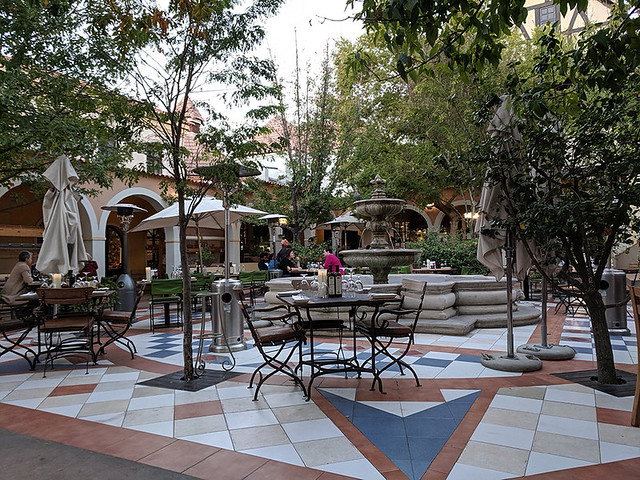 The Stellenbosch Wine Bar courtyard