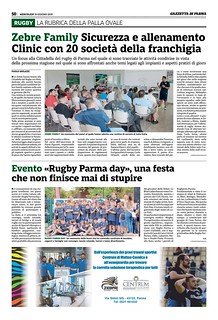 Gazzetta di Parma 19.06.19 - 8° Rugby Parma Day pag 50