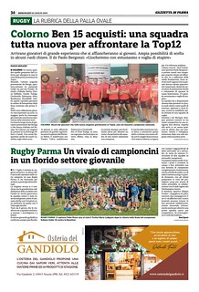 Gazzetta di Parma 24.07.19 - pag. 34
