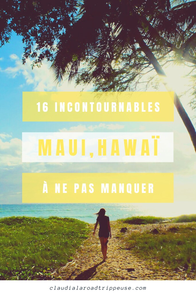 Maui, Hawaï canva pour Pinterest