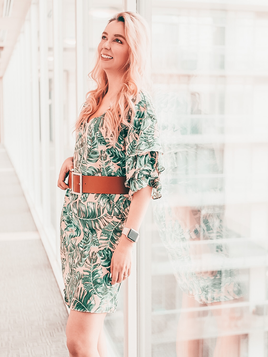 What I wore: Palm Dress