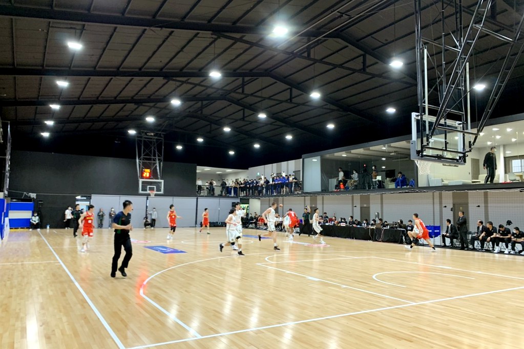 SBL持續在晧宇國際亞洲區籃球培訓中心開打。（倪芝蓉攝）