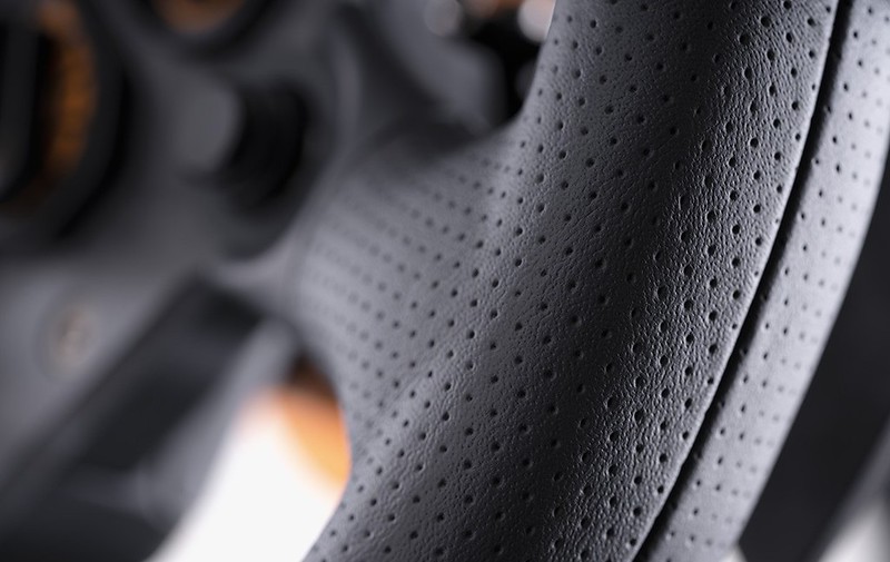 Perforated Leather Grips