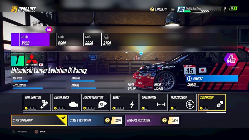 Project-CARS-3 Suspension Upgrades: GT Cars