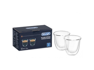 Set 2 bicchieri termici 60ml caffè espresso De Longhi 5513284151