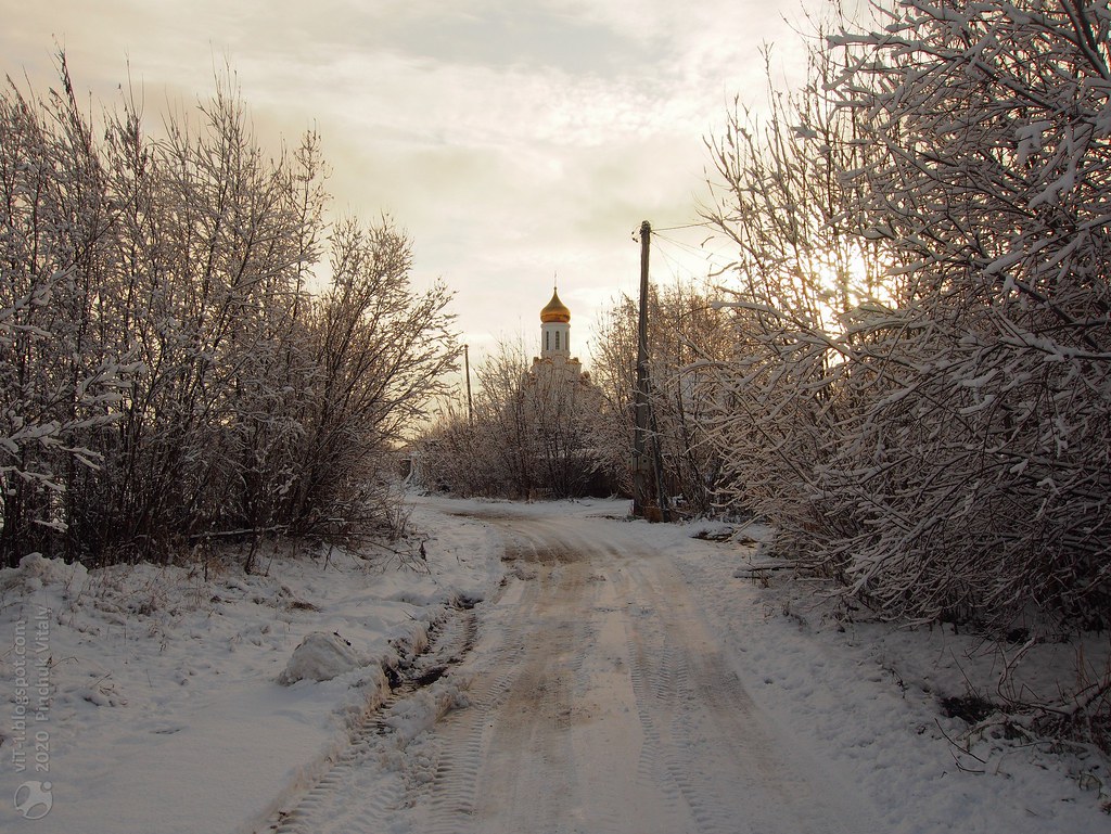 Сургут. Татьянинская церковь зимой