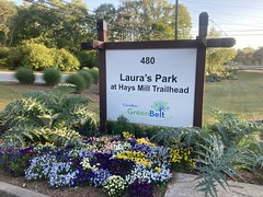 Laura's Park Sign 
	