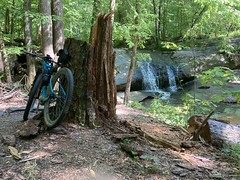 Bike at the Waterfall at Serenbe 
	
