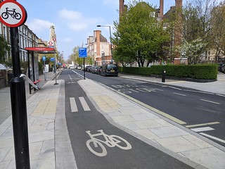 CPR bus and cycle lane