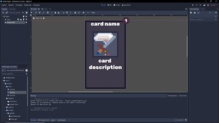 card in editor