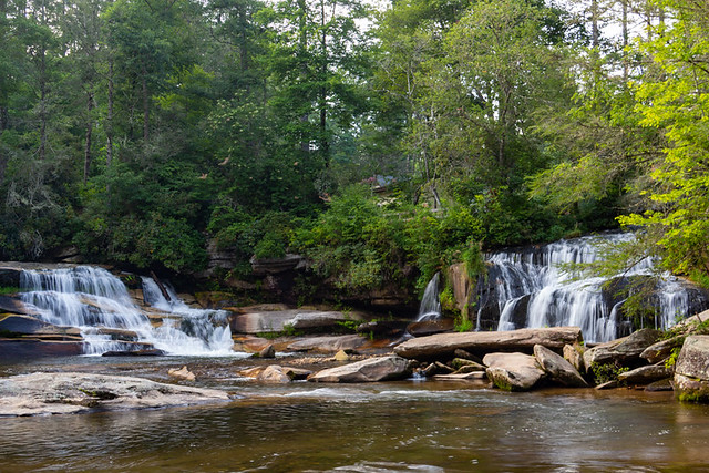 Mill Shoals Falls and French Broad Falls