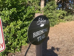 Birdsong Trail Sign 
	
