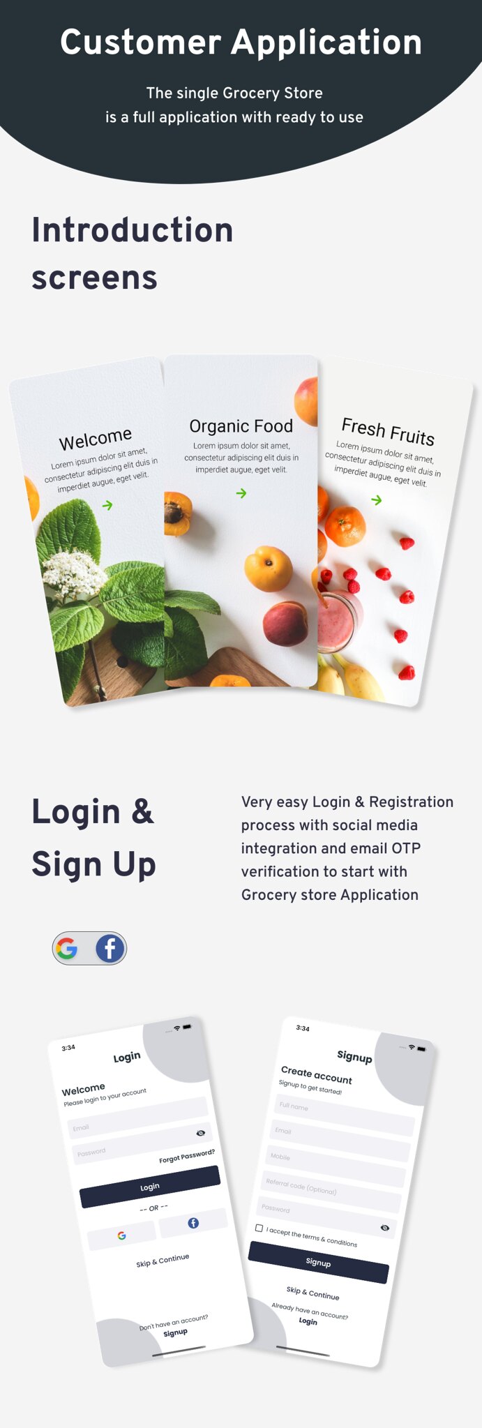Single Grocery, Food, Pharmacy Store iOS User & Delivery Boy Apps With Backend Admin Panel - 6