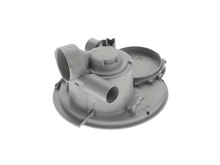 Corpo pompa pozzetto con guarnizione lavastoviglie Bosch Siemens 00669172