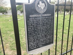 Grapevine Cemetery Historical Marker 
	
