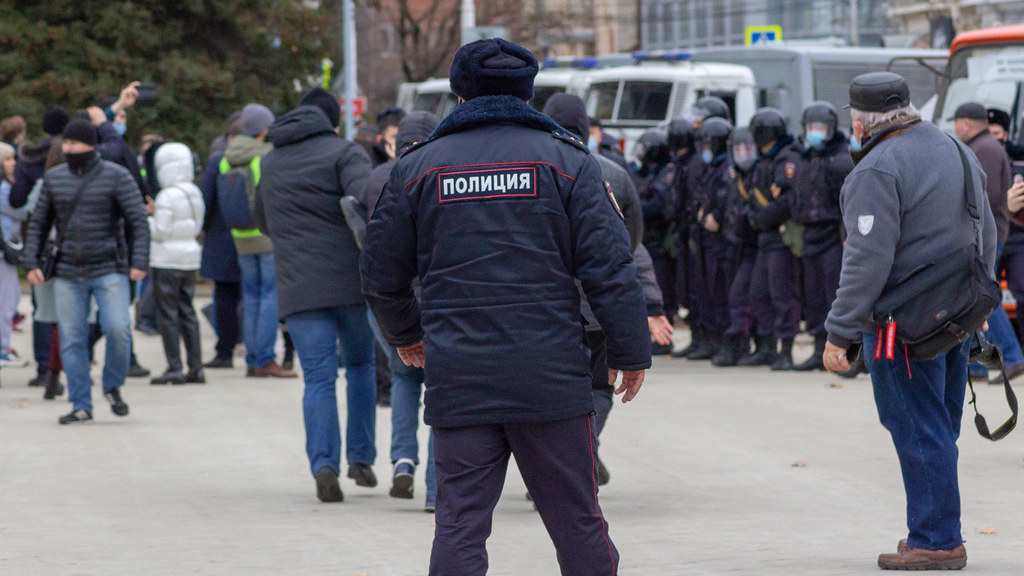 俄罗斯抗议支持纳瓦尔尼