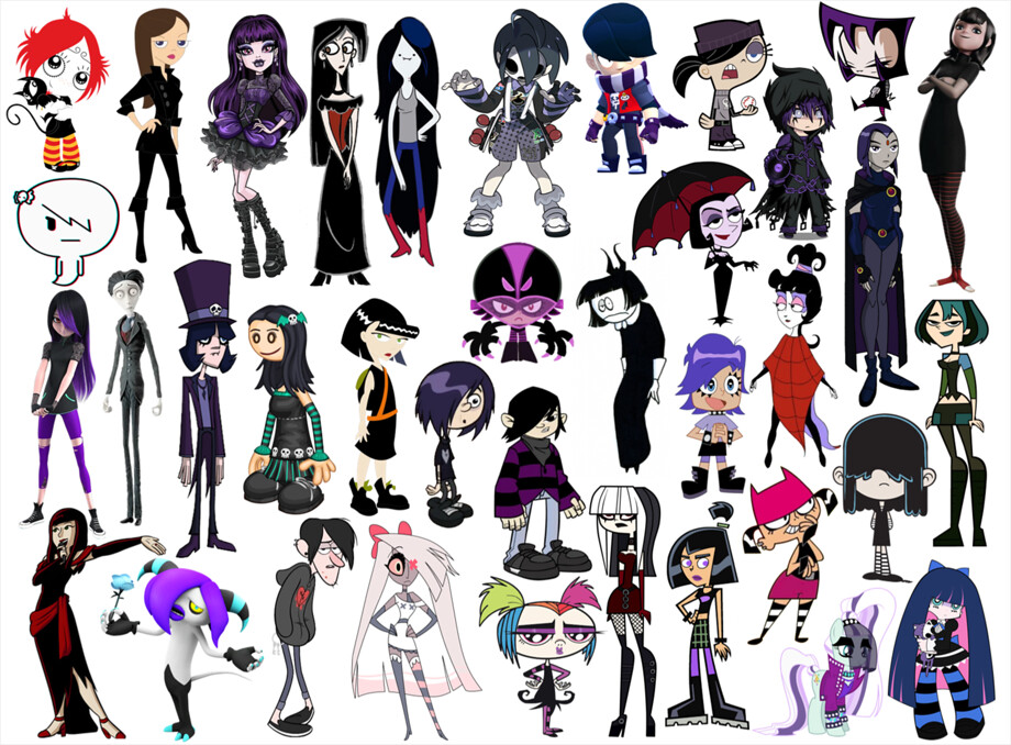 Click the Goth/Emo Characters Quiz - By PistolPrincess