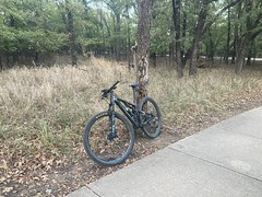Dad’s Bike on Ray Roberts Trail 
