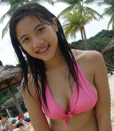 Asian holiday amateur