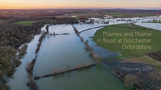Thames and Thame in flood