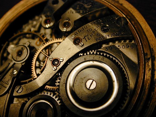 Grandfather's pocketwatch inner workings | by The Rocketeer