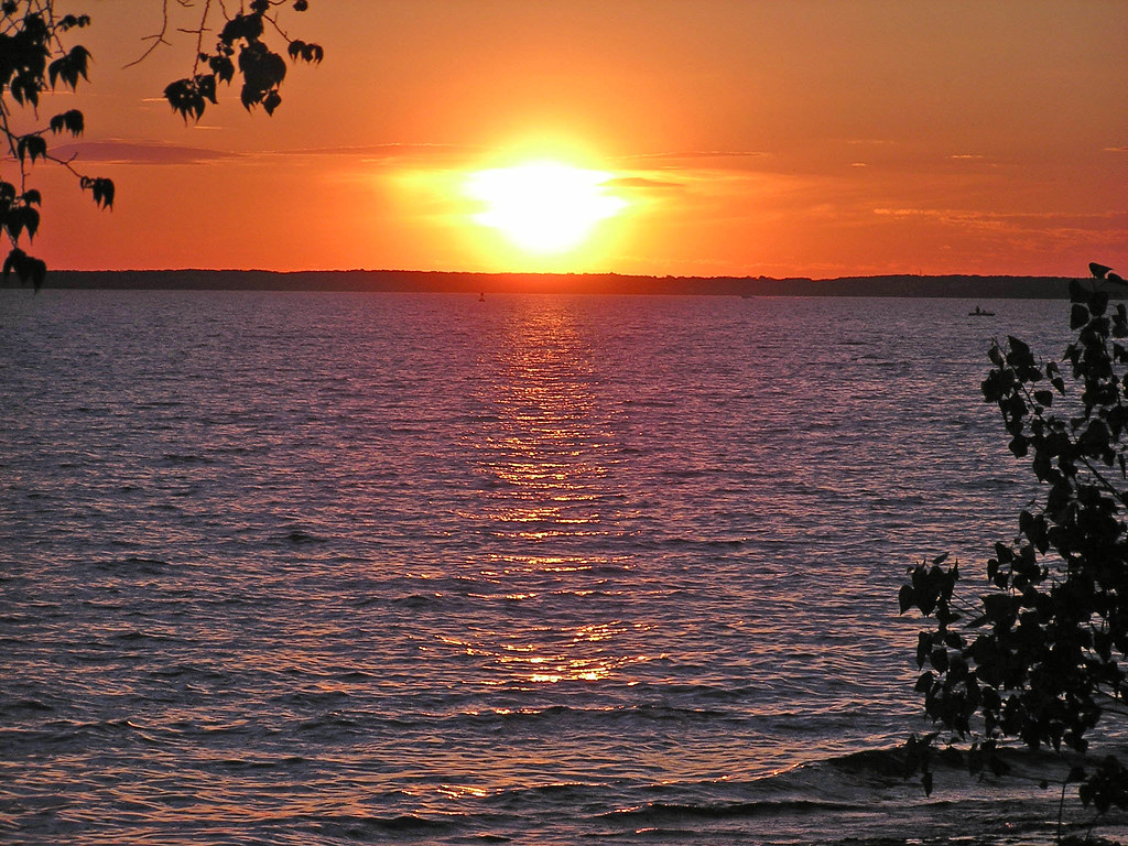Island Horizon Sunset