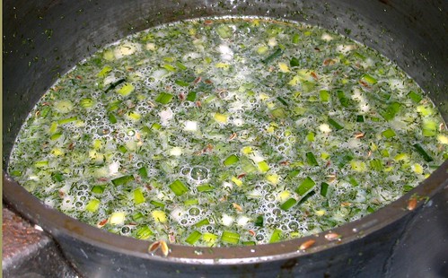 dill bread greens, milk and egg mixture | by leff