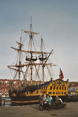 Ship in Whitby Harbour