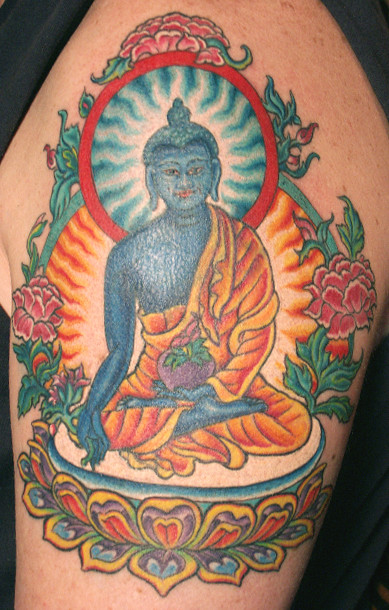 Sangye Menla- Medicine Buddha | Tattoo by Denise de la Cerda… | Flickr
