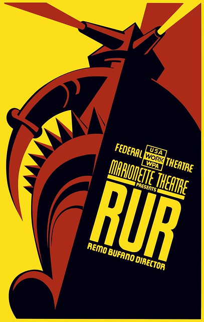 Marionette Theatre presents RUR, WPA poster, ca. 1937