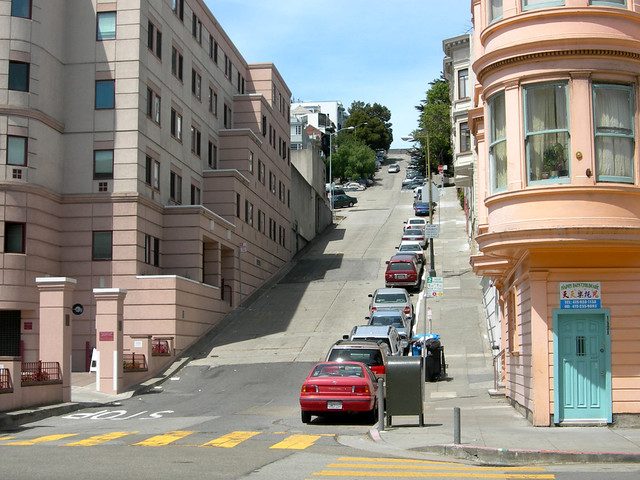 The steep streets of San Francisco