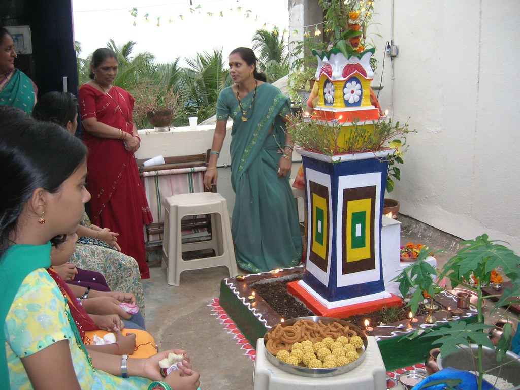 Tulsi Decoration | After the Festival of Lights Diwali comes… | Flickr