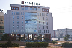 Ibis Hotel (view1), entrance of Casablanca, Morocco