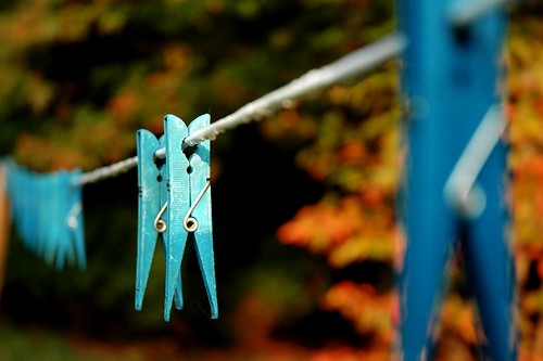 blue color interestingness dof bokeh objects line explore dew utata trophy clothesline clothespins i500 fall2006 utatathursdaywalk utatathursdaywalk29 utata:project=upfaves