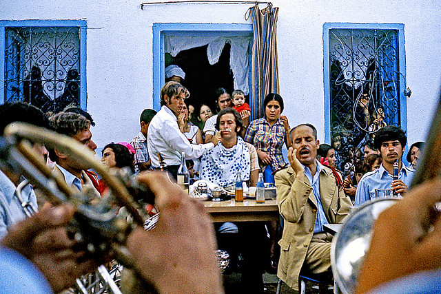 Vintage  Ektachrome. Summer 1974. Tunisian Wedding - Mariage en Tunisie à Nabeul.