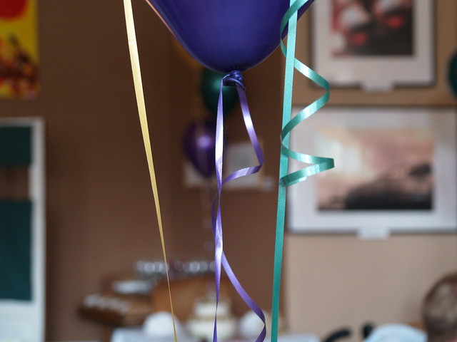 String on a balloon