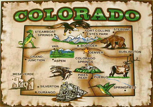 Colorado map 2 from JulieD, US | by Alvhyttan