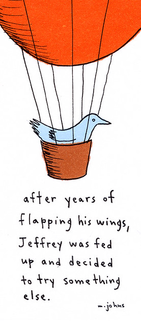 after years of flapping his wings