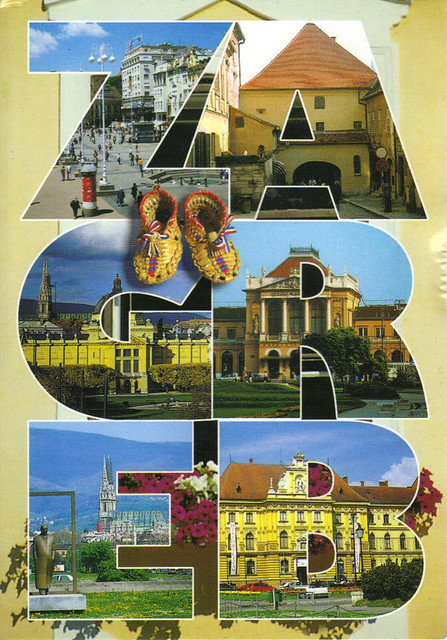 Zagreb, Croatia Postcard