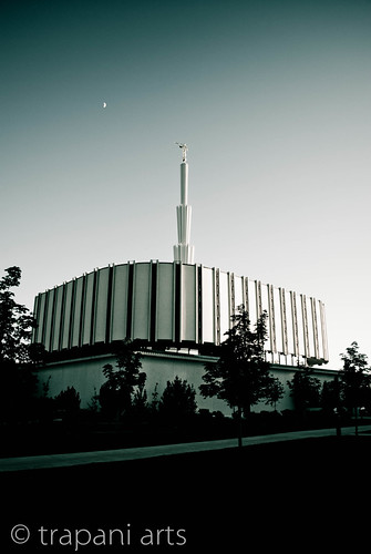 Ogden Utah Temple Platinum by trapane, A sunset photo of the Ogden Utah Temple.sunset temple utah mormon lds ogden korytrapane