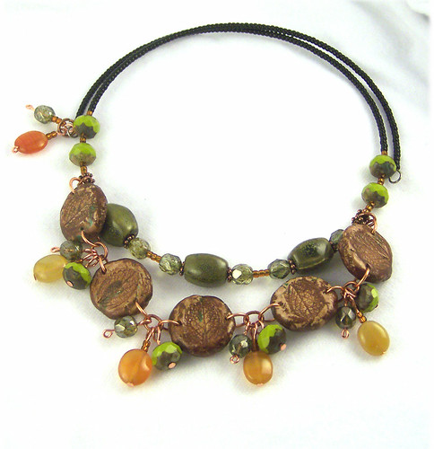 Nature's Celebration Choker with Polymer Clay Beads | Flickr