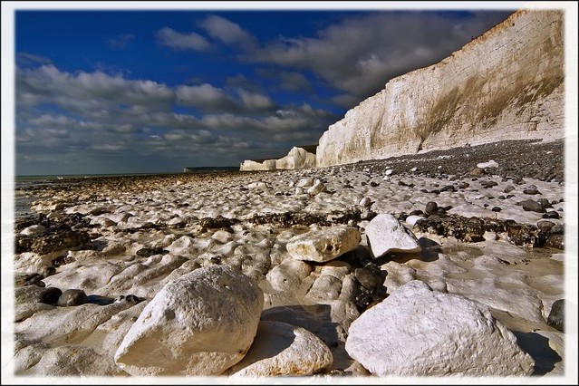 View West towards Seven Sisters from Birling Gap