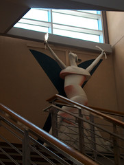 Lady Reaching Statue in Meydenbauer Center