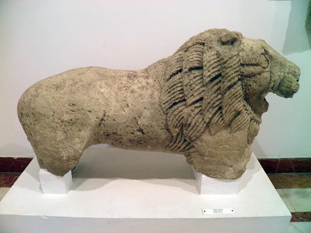 Funerary statue of a lion from Espera (Cadiz), Archaeological Museum, Seville