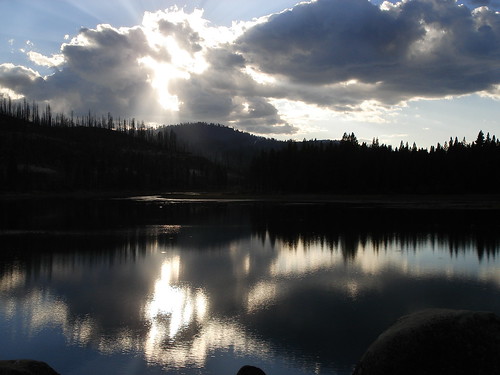 ca trees sunset lake reflection water forest fire mirror antelope moonlight lassen
