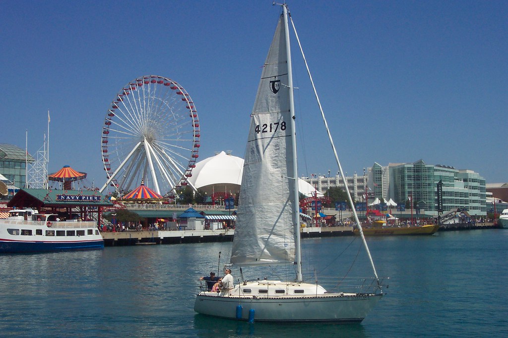 navy pier sailboat race