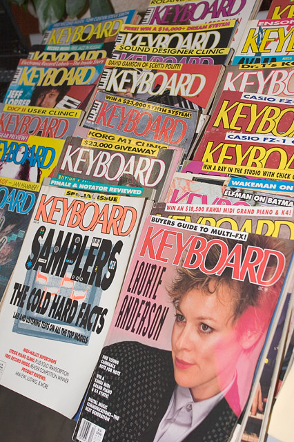 Dror Gill's Keyboard Magazine collection