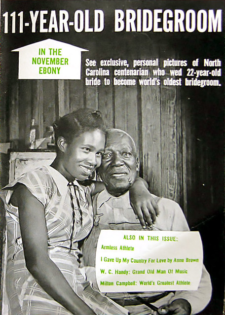 111 Year Old Bridgegroom (Ad for Ebony Magazine) - Jet Magazine, October 1, 1953
