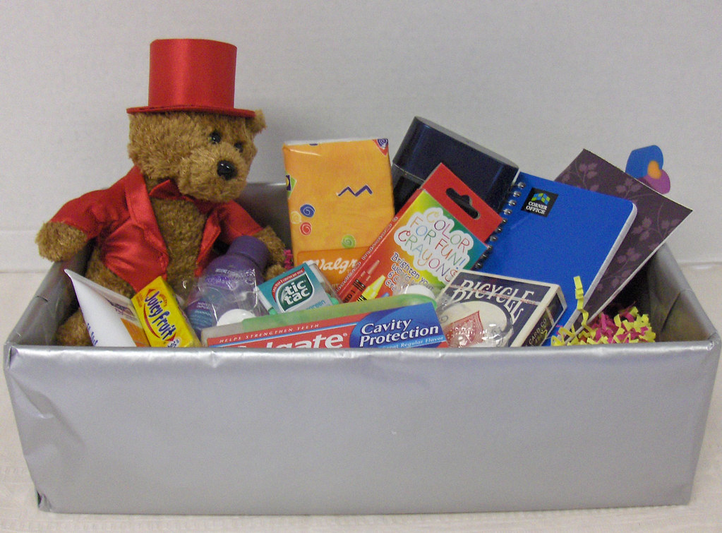 give boxes (2) | Care box created for the GIVE program at Sc… | Flickr